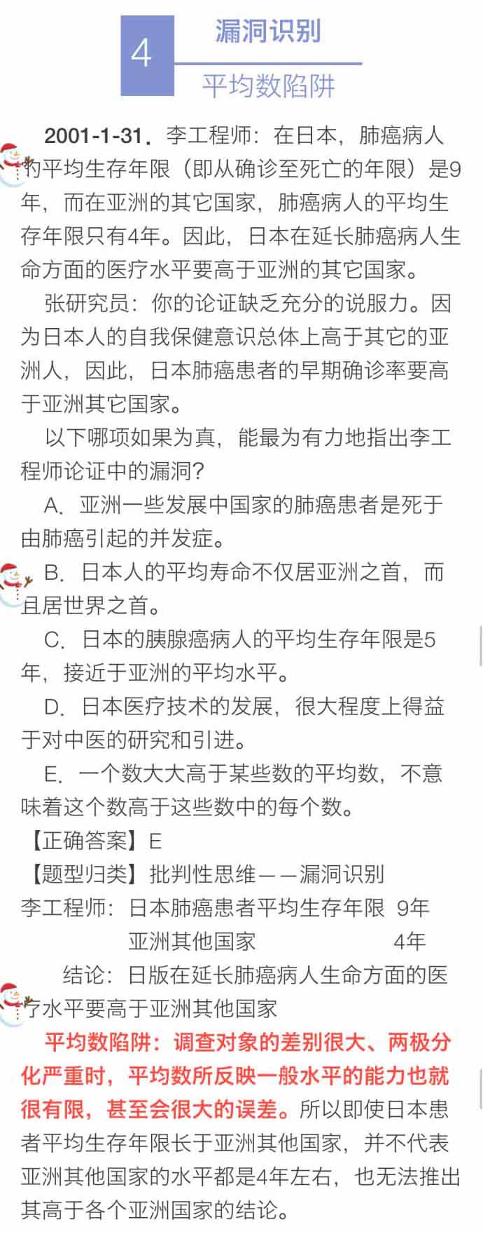 決勝MBA邏輯考點（九）：漏洞識別 評價論證